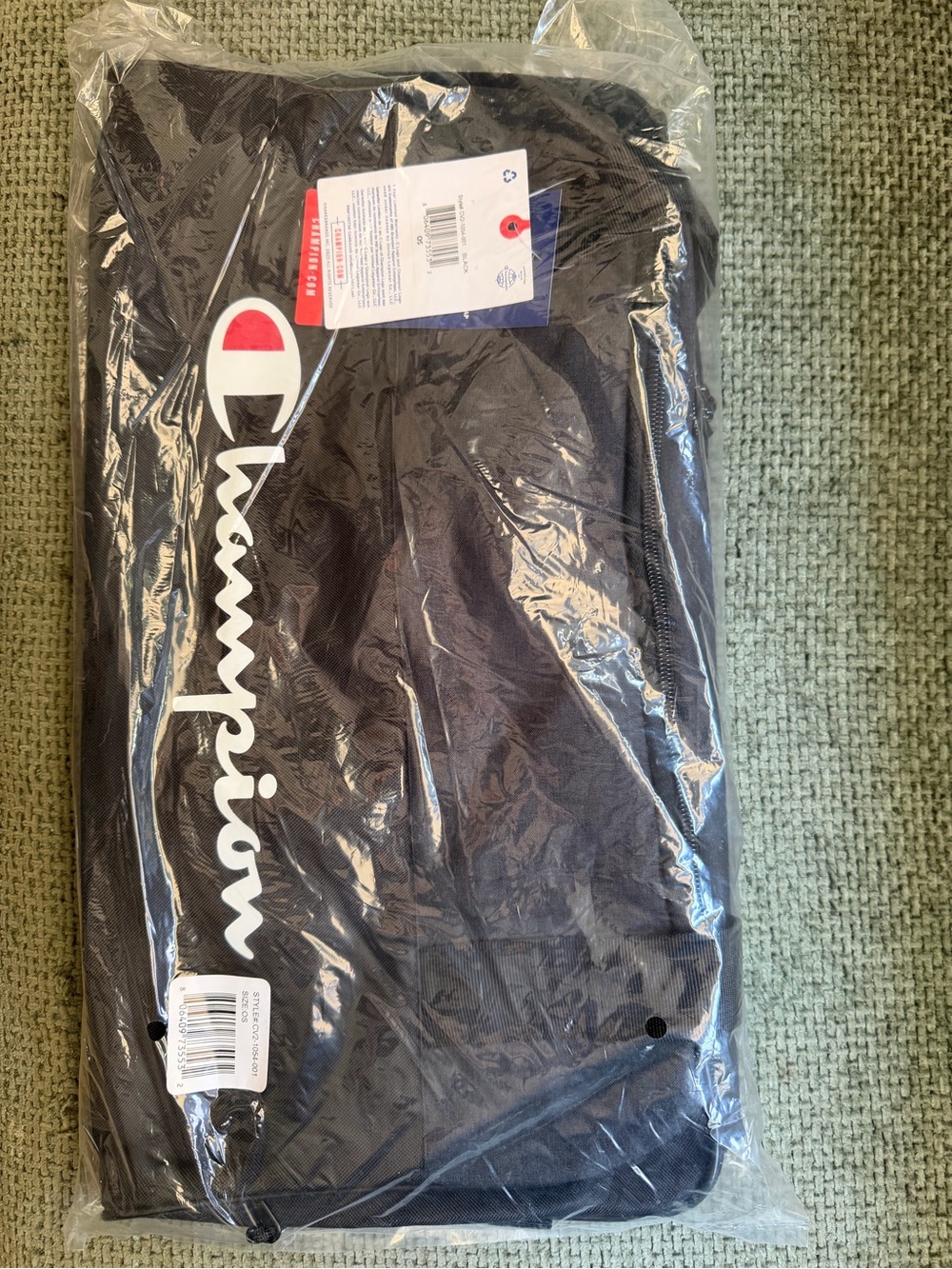Champion Black and Red Tag Accessory